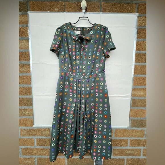 Maison common silk midi dress size 38/6 - Picture 2 of 13